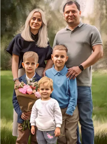 Классический портрет маслом