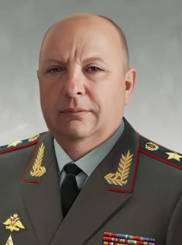 Мужской портрет маслом на холсте по фотографии, вертикальный формат — работа №2